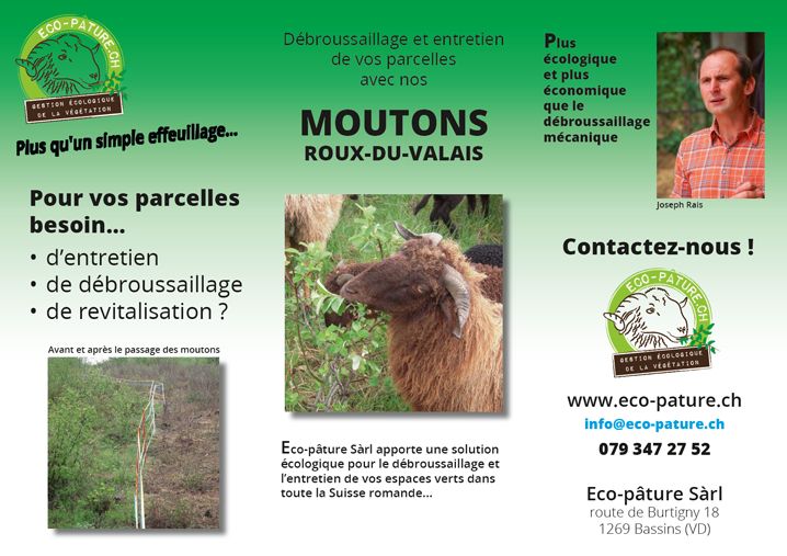 Flyer Eco-Pâture Sàrl